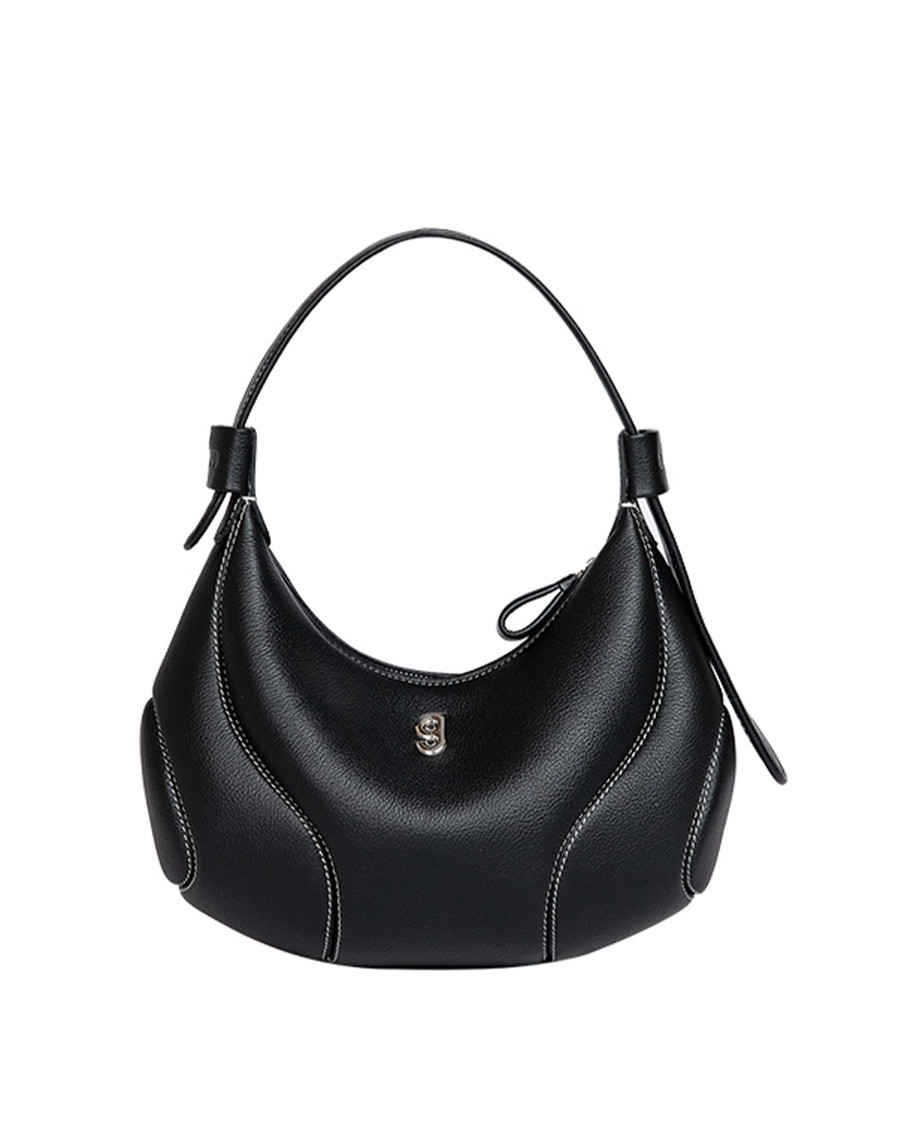 Accessories Kunogigi | Italian Leather Stadium Small Bag Black