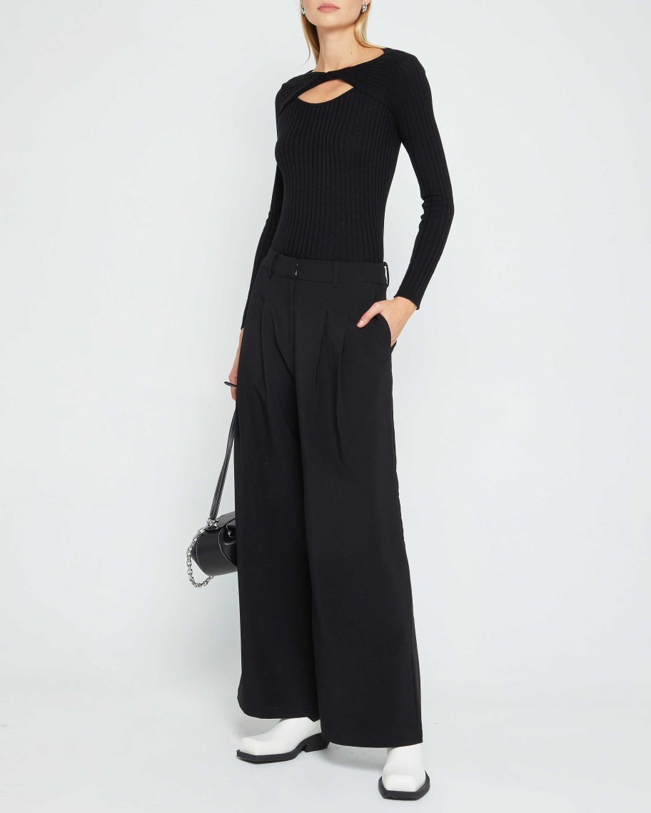 Clothing kourt | Korey Knit Top Black