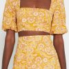 Clothing o.p.t | Sana Two Piece Set Mustard Paisley