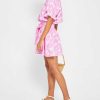 Clothing kourt | Drea Dress Hot Pink Floral