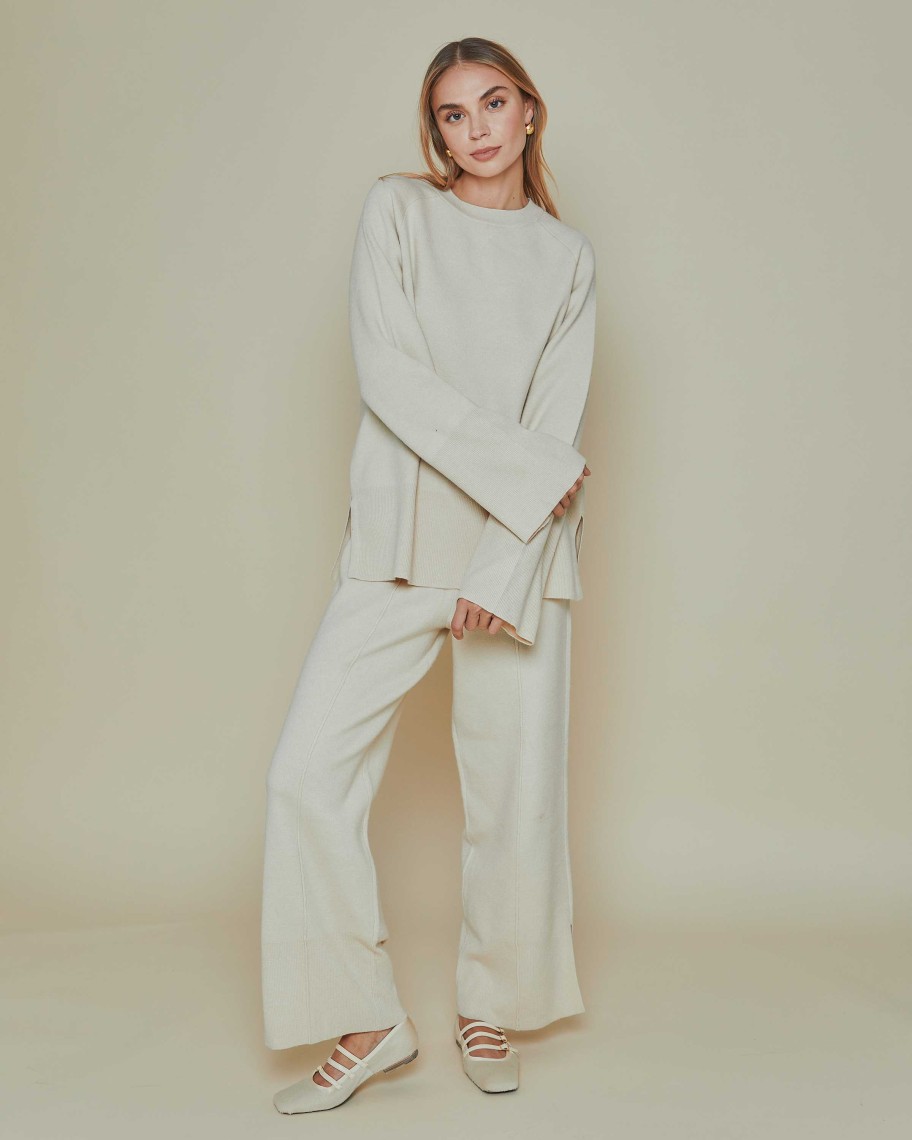 Clothing CAARA | Miles Oversized Set Cream