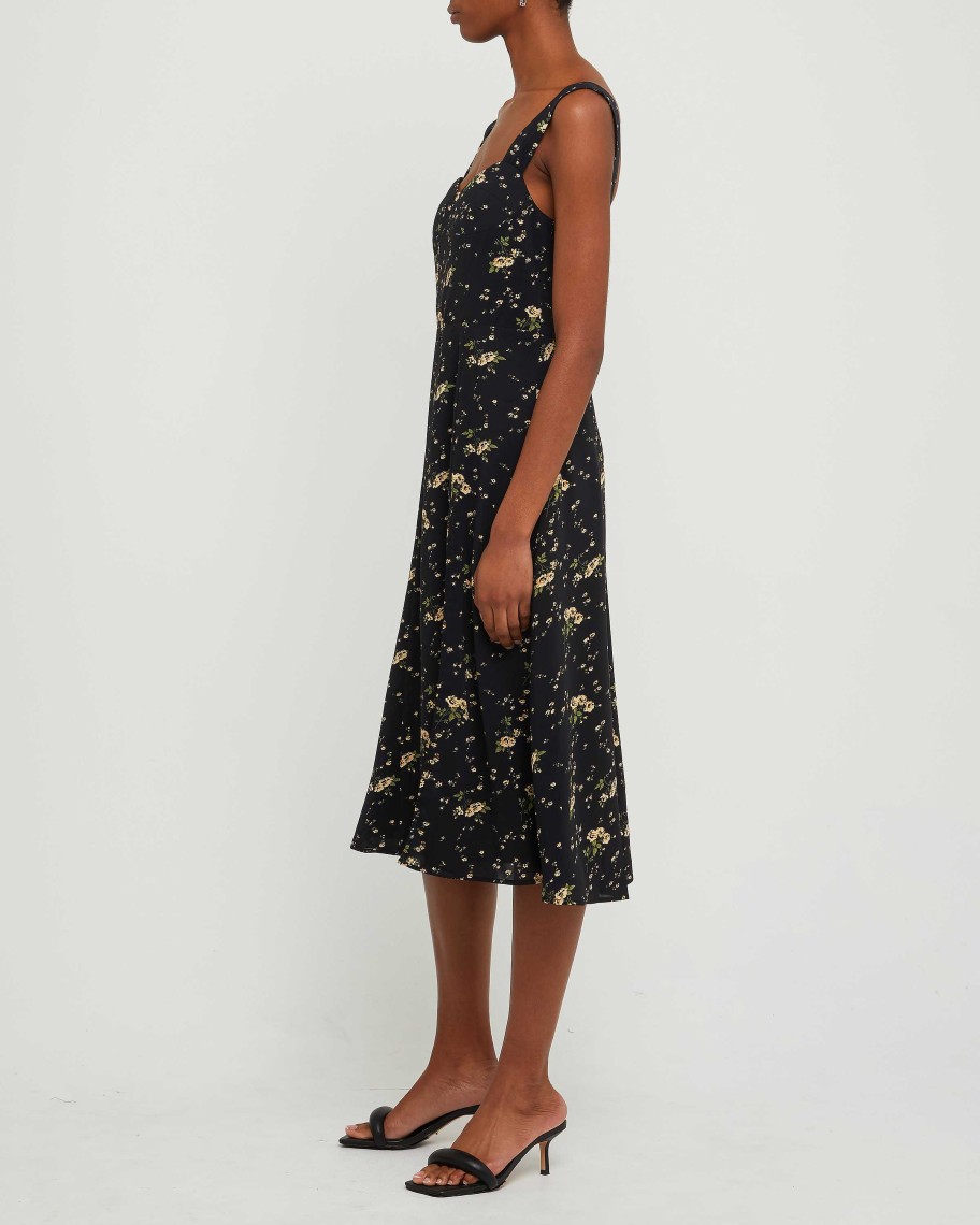 Clothing o.p.t | Amari Dress Black Floral