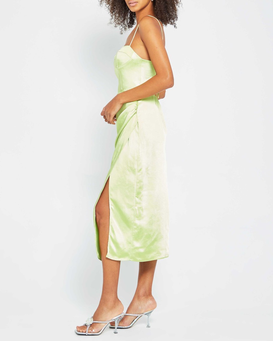 Clothing o.p.t | Radeate Dress Lime Green