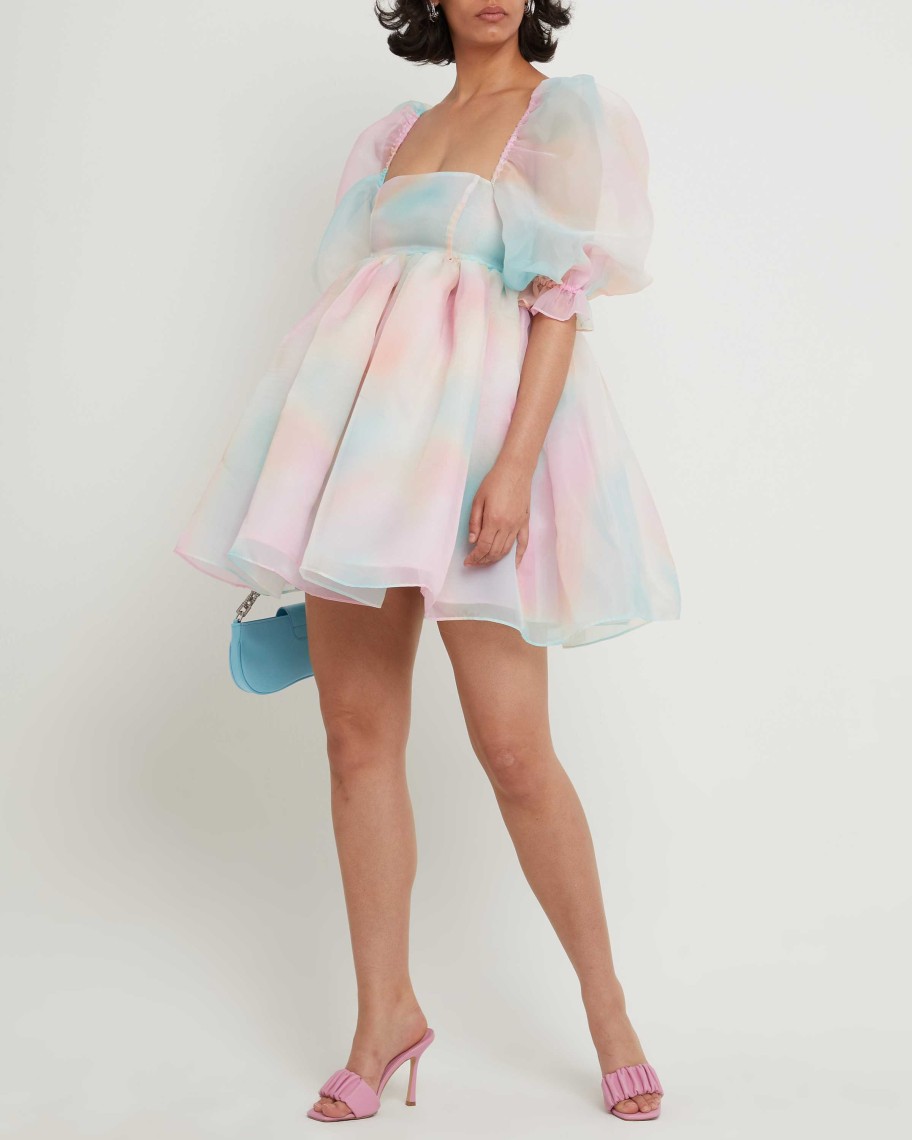 Clothing o.p.t | Cloud Mini Dress Rainbow