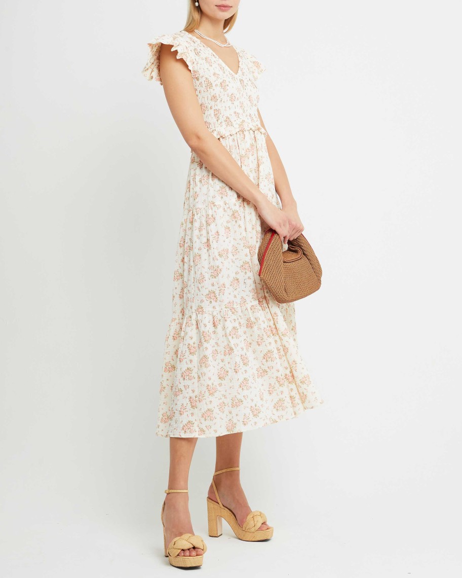 Clothing o.p.t | Phoebe Dress Floral Pink