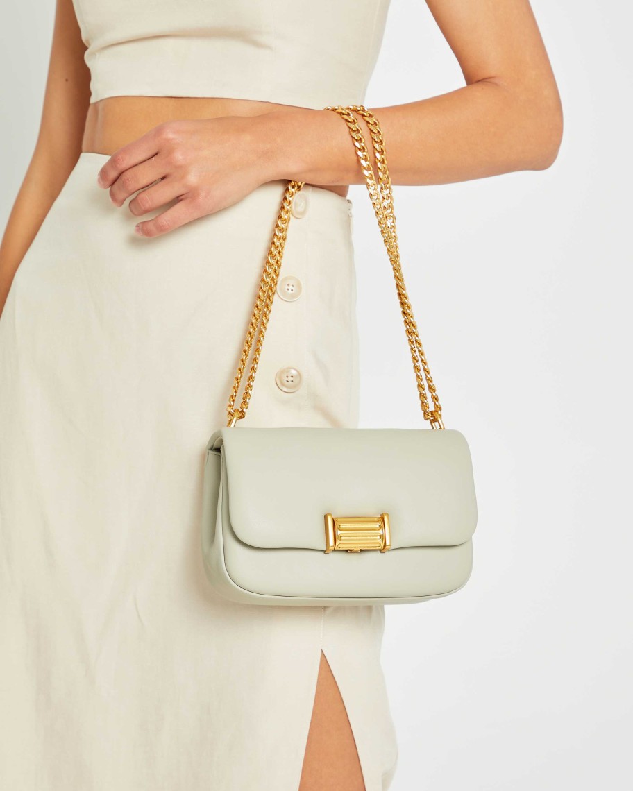 Accessories Kunogigi | Fufu Leather Small Bag Pebble