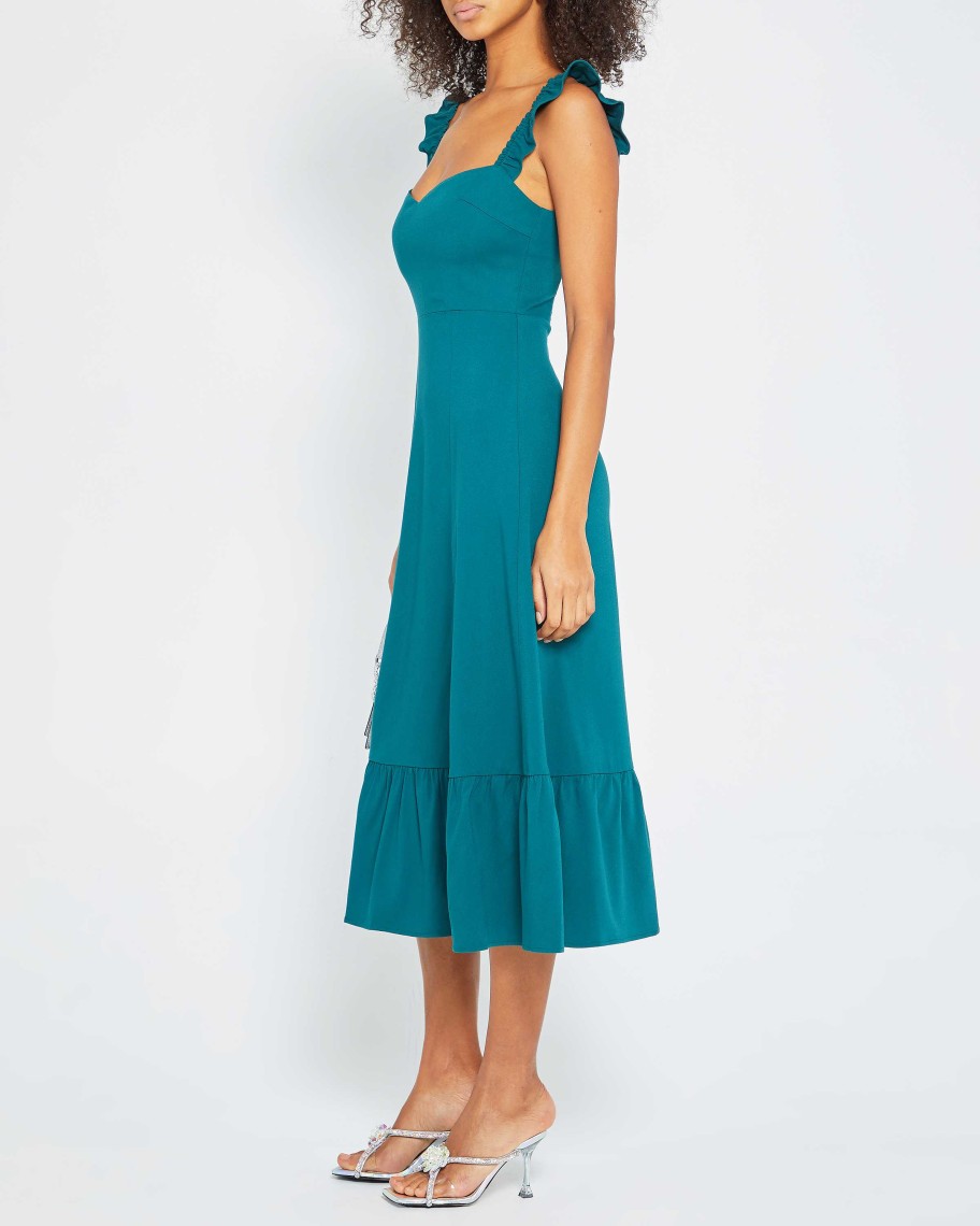 Clothing o.p.t | Jana Dress Dark Green