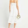 Clothing o.p.t | Cotton Leila Dress White