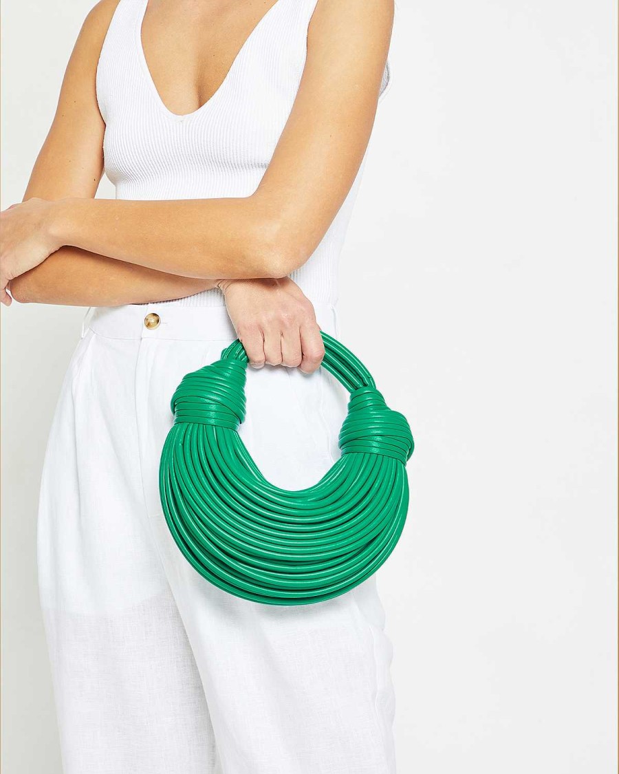 Accessories FEW MODA | Ally Double Knot Bag Kelly Green