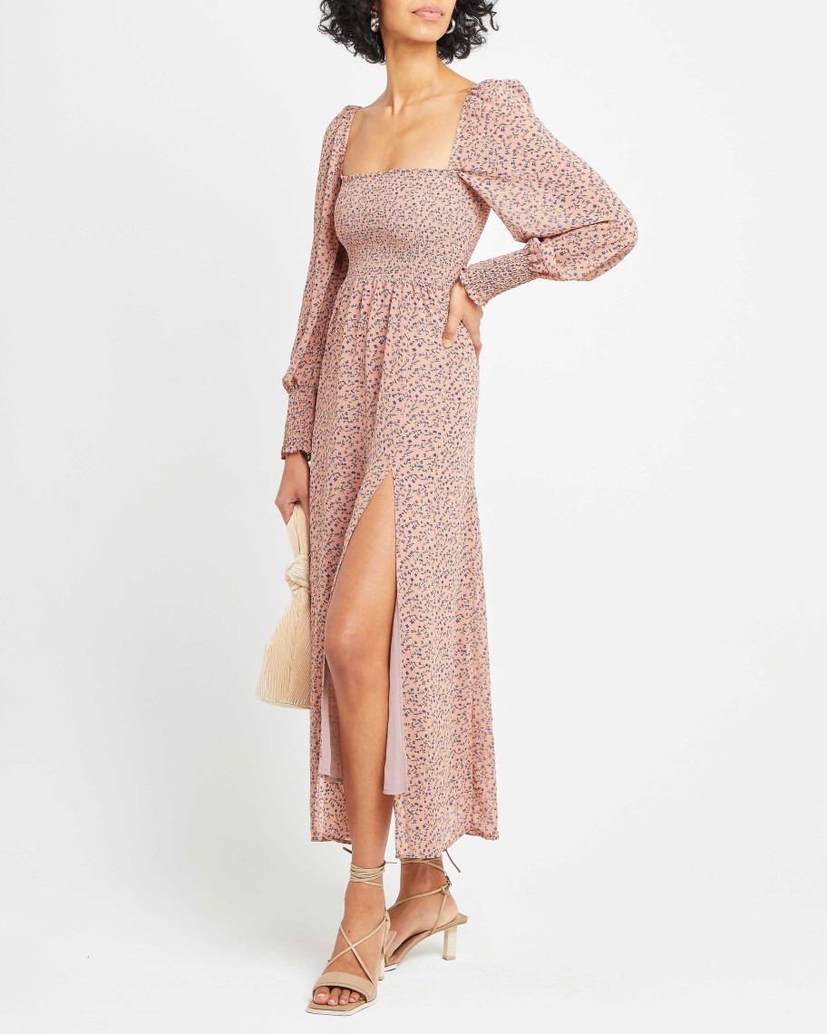 Clothing o.p.t | Classic Smocked Maxi Dress