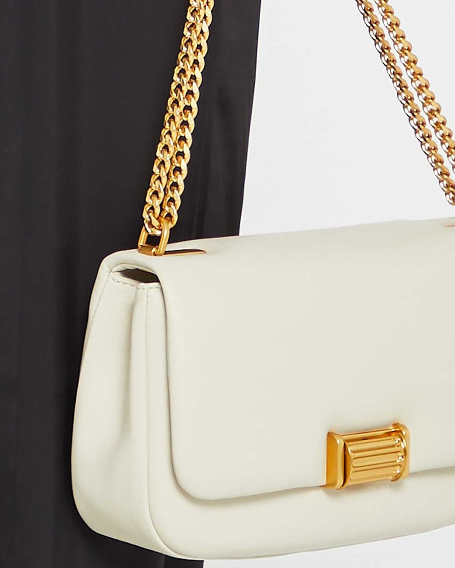 Accessories Kunogigi | Fufu Leather Classic Bag Bone