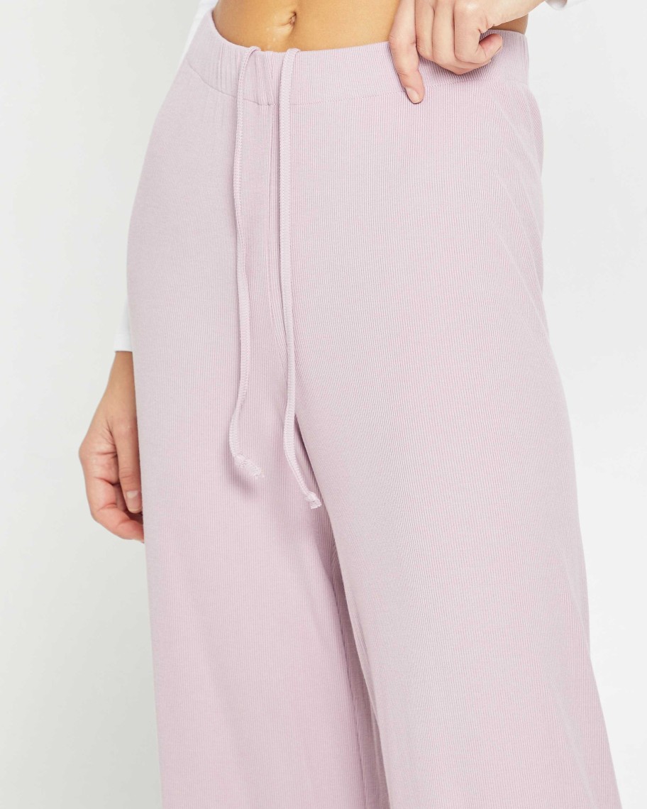 Clothing CAARA | Soft Lounge Pajama Pant Mauve