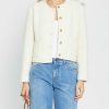 Clothing CAARA | Joe Relaxed-Fit Cropped Jacket Cream