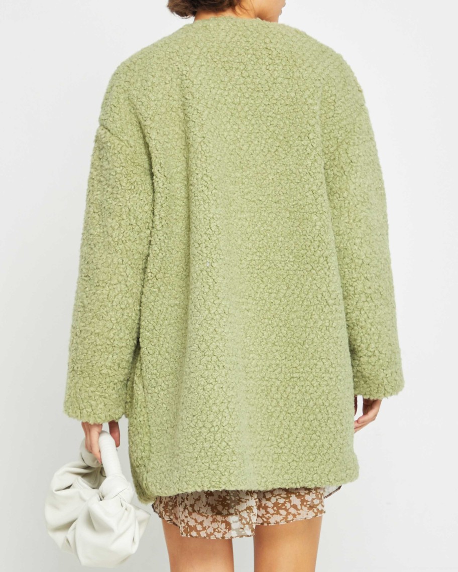 Clothing CAARA | Cleo Coat Green