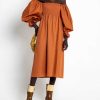 Clothing o.p.t | Athena Dress Rust