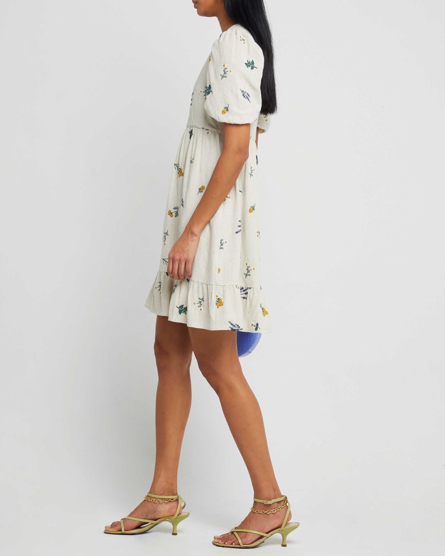 Clothing kourt | August Dress Beige Floral