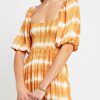 Clothing o.p.t | Hera Dress Mustard Tie Dye