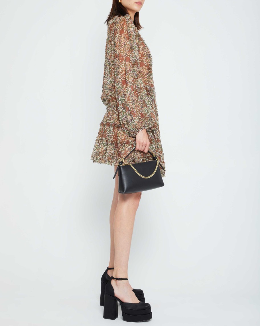 Clothing o.p.t | Rhea Dress Hazelnut Floral