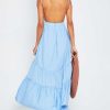 Clothing o.p.t | Dionne Cotton Dress Cornflower Blue