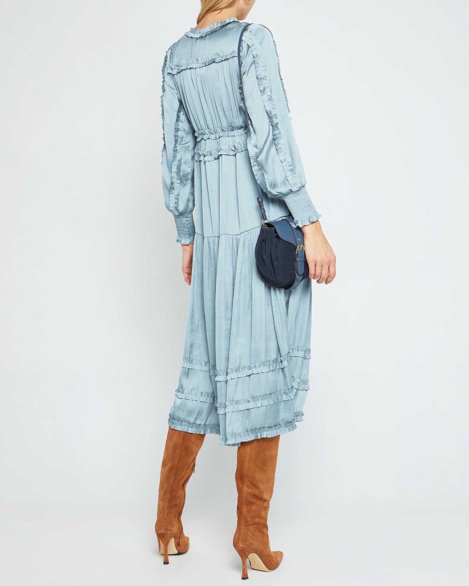 Clothing o.p.t | Tianna Midi Dress Blue