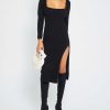 Clothing CAARA | Olga Cashmere Dress Black