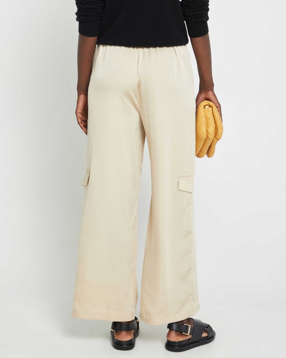 Clothing CAARA | Spruce Straight Pant Khaki