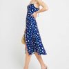 Clothing o.p.t | Venus Dress Navy Polka Dot