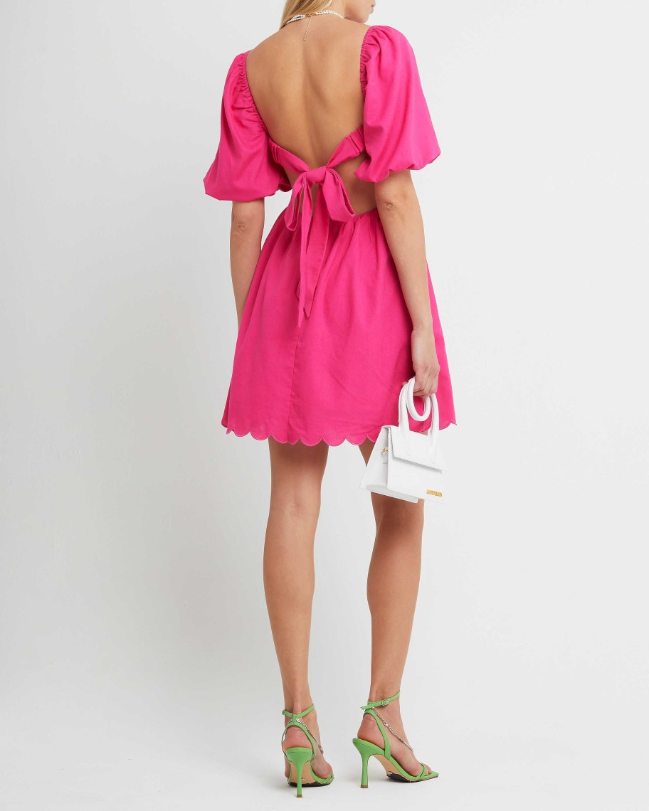 Clothing OPT | April Dress Magenta