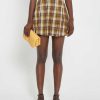 Clothing kourt | Kennie Mini Skirt Brown Plaid