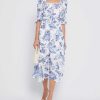 Clothing o.p.t | Bryce Dress Blue Toile