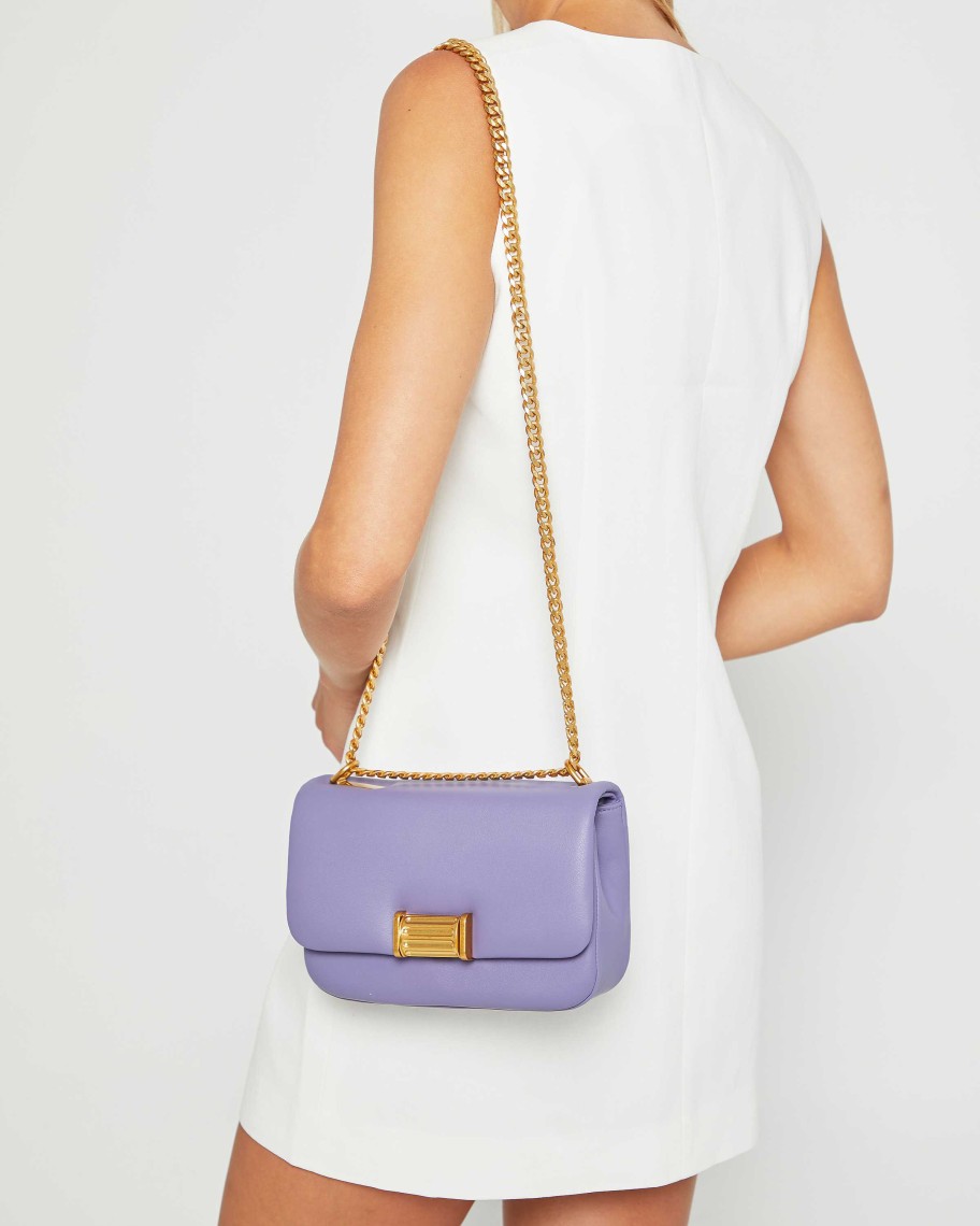 Accessories Kunogigi | Fufu Leather Small Bag Purple