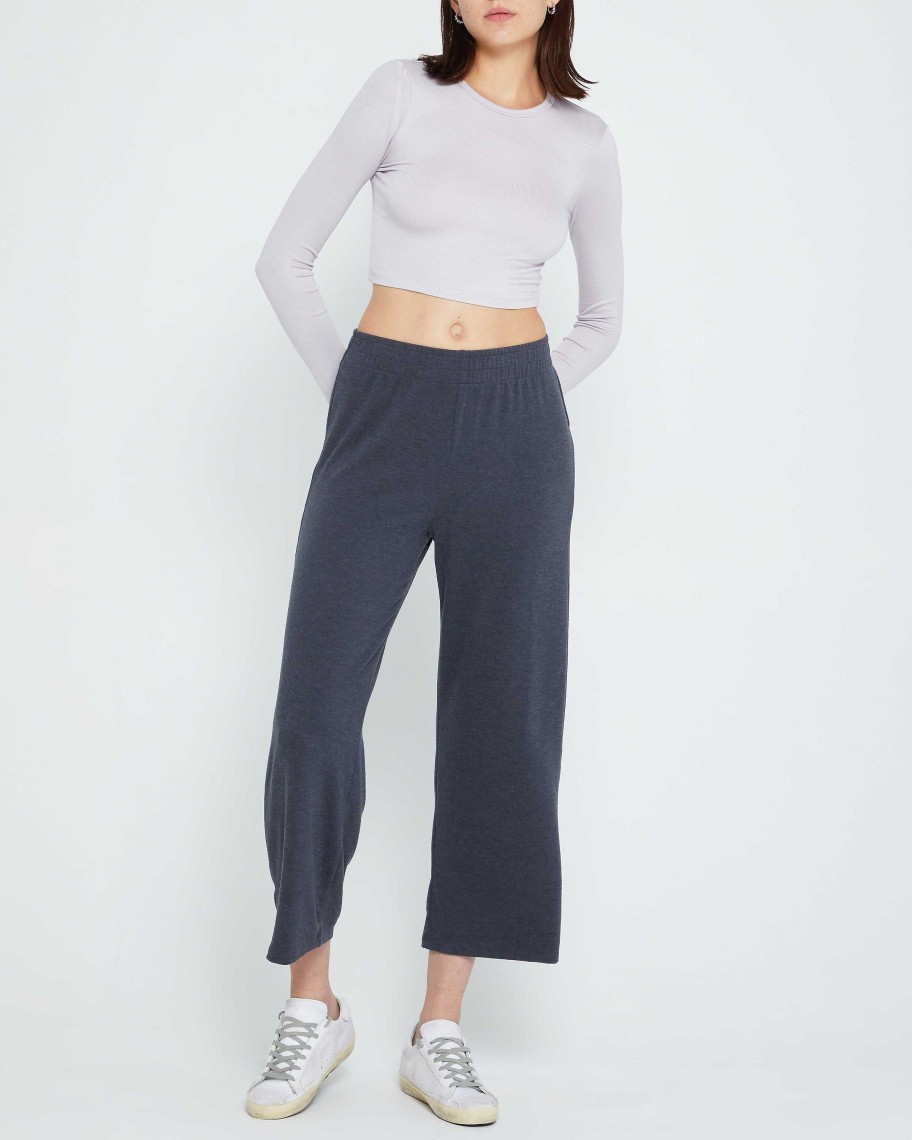 Clothing CAARA | Weekend Cropped Longsleeve Powder Lilac