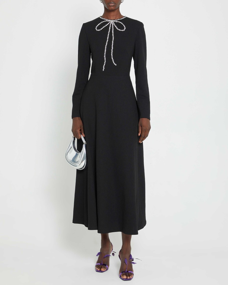 Clothing o.p.t | Saloni Dress Black