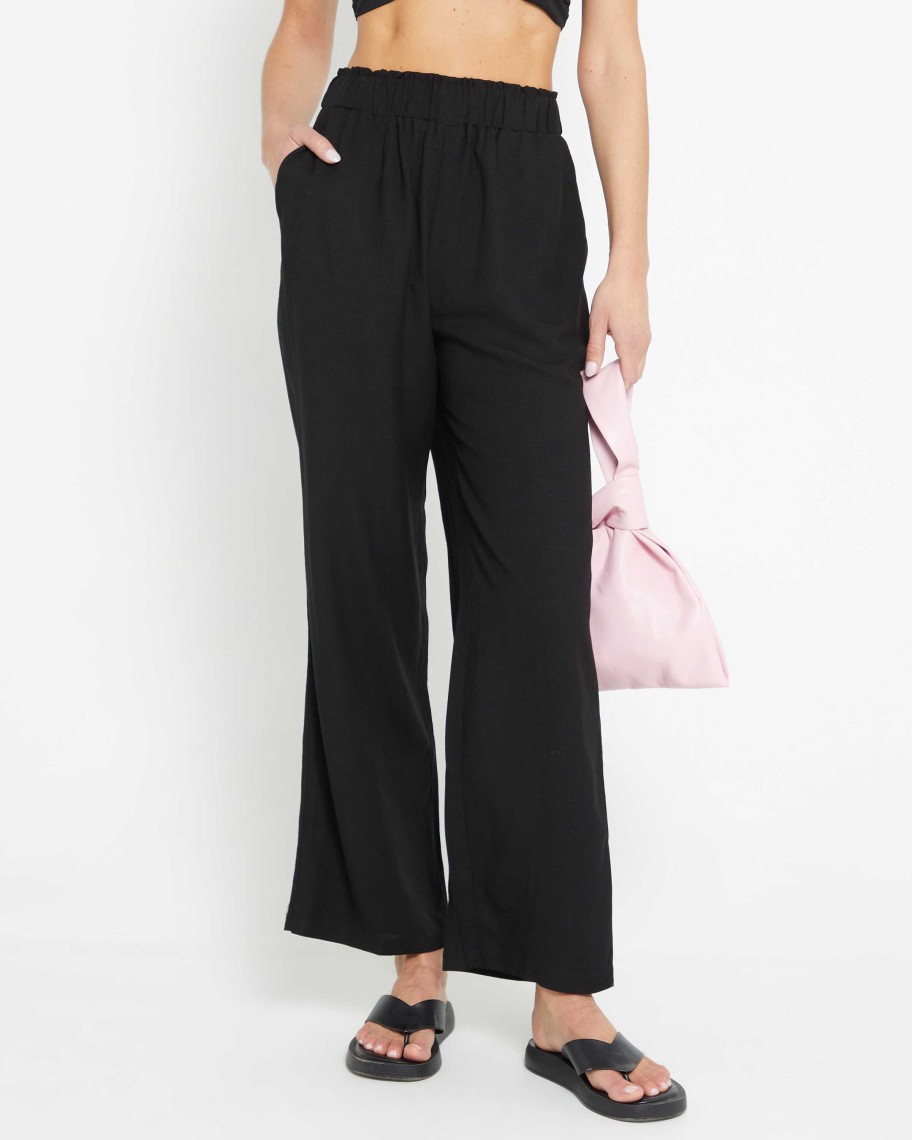 Clothing kourt | Fae Linen Pant Black