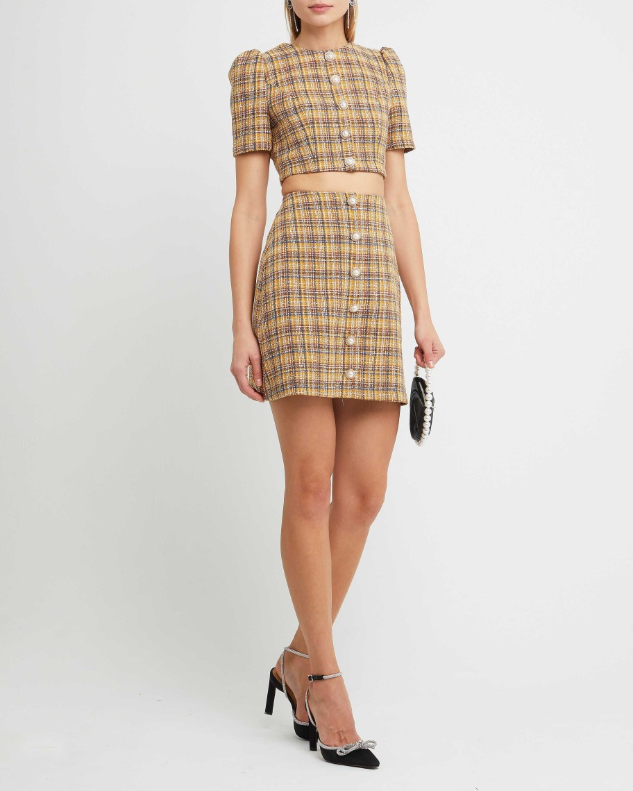 Clothing kourt | Spencer Set Brown Plaid