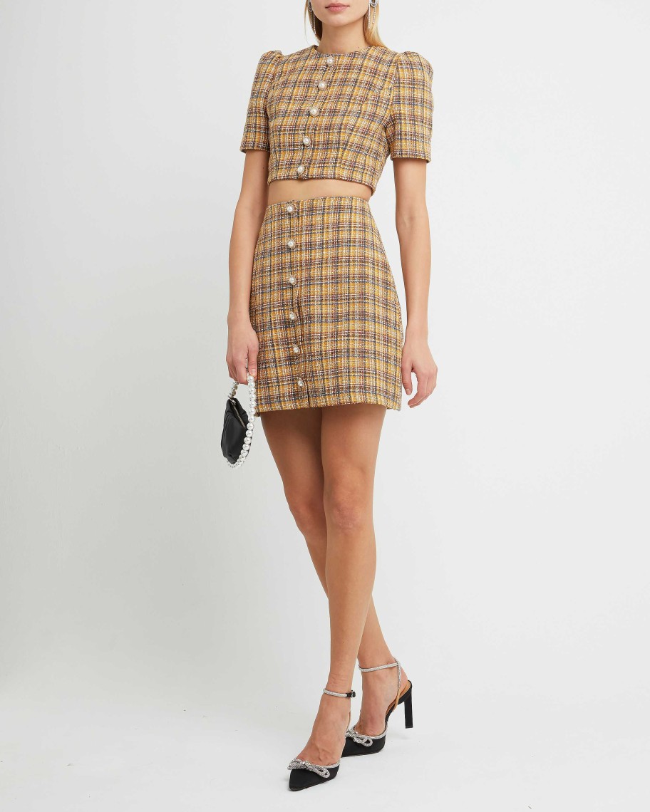 Clothing kourt | Spencer Set Brown Plaid