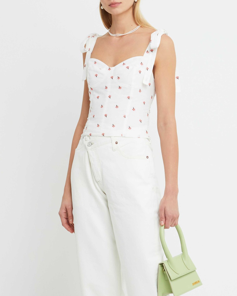 Clothing kourt | Maylah Top White Floral