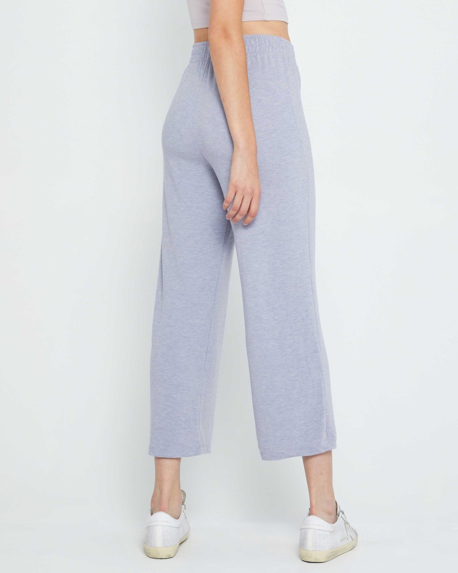 Clothing CAARA | Lounge Around Ankle Sweatpant Lilac Grey