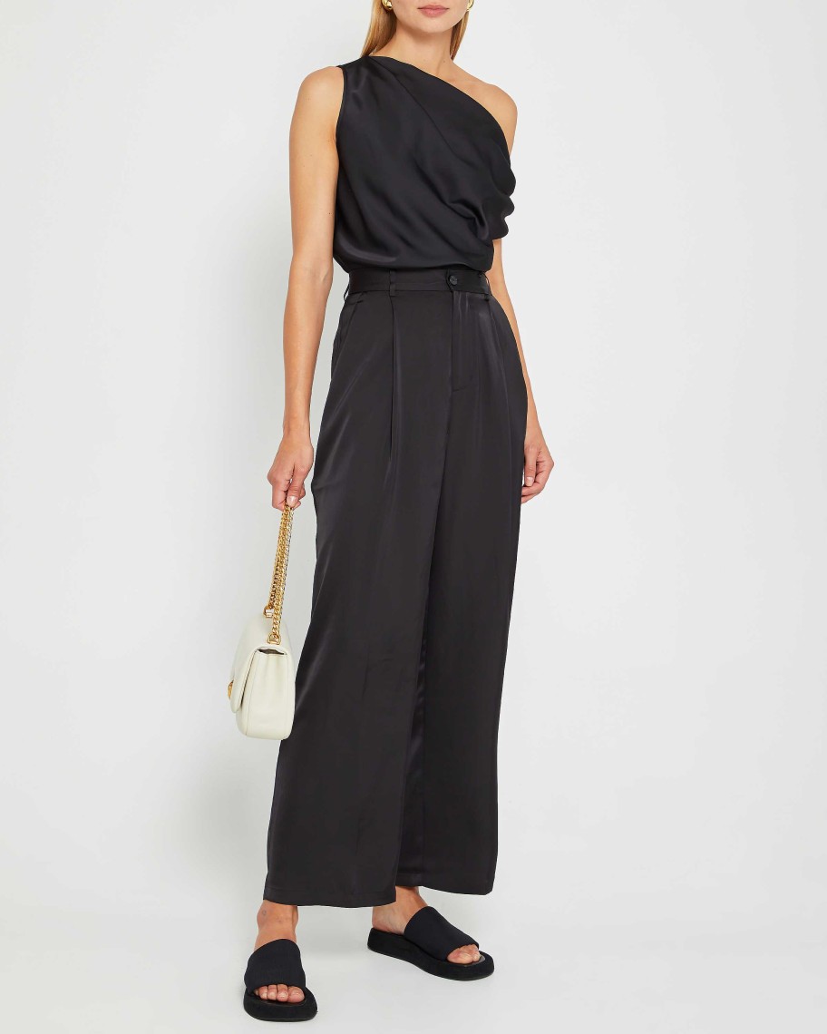 Clothing kourt | Keefa High Waisted Pant Silky Black