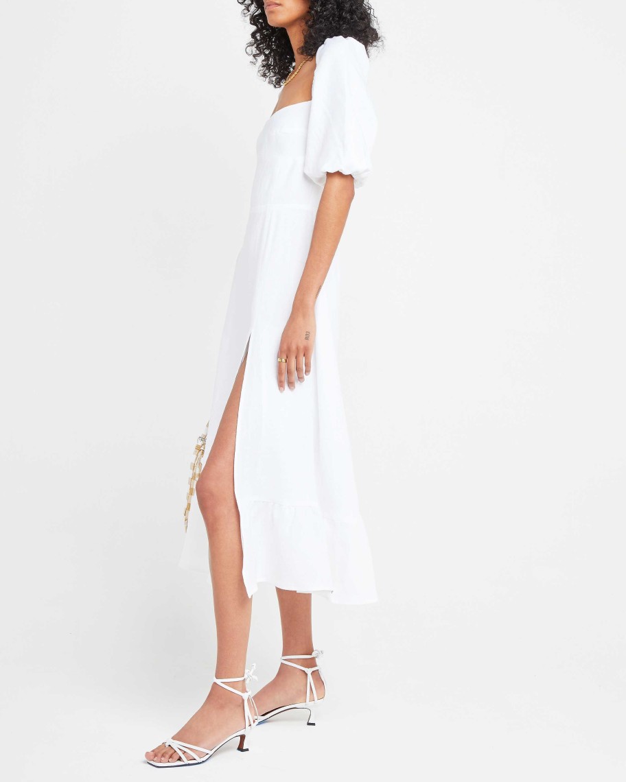 Clothing o.p.t | Violetta Midi Dress White