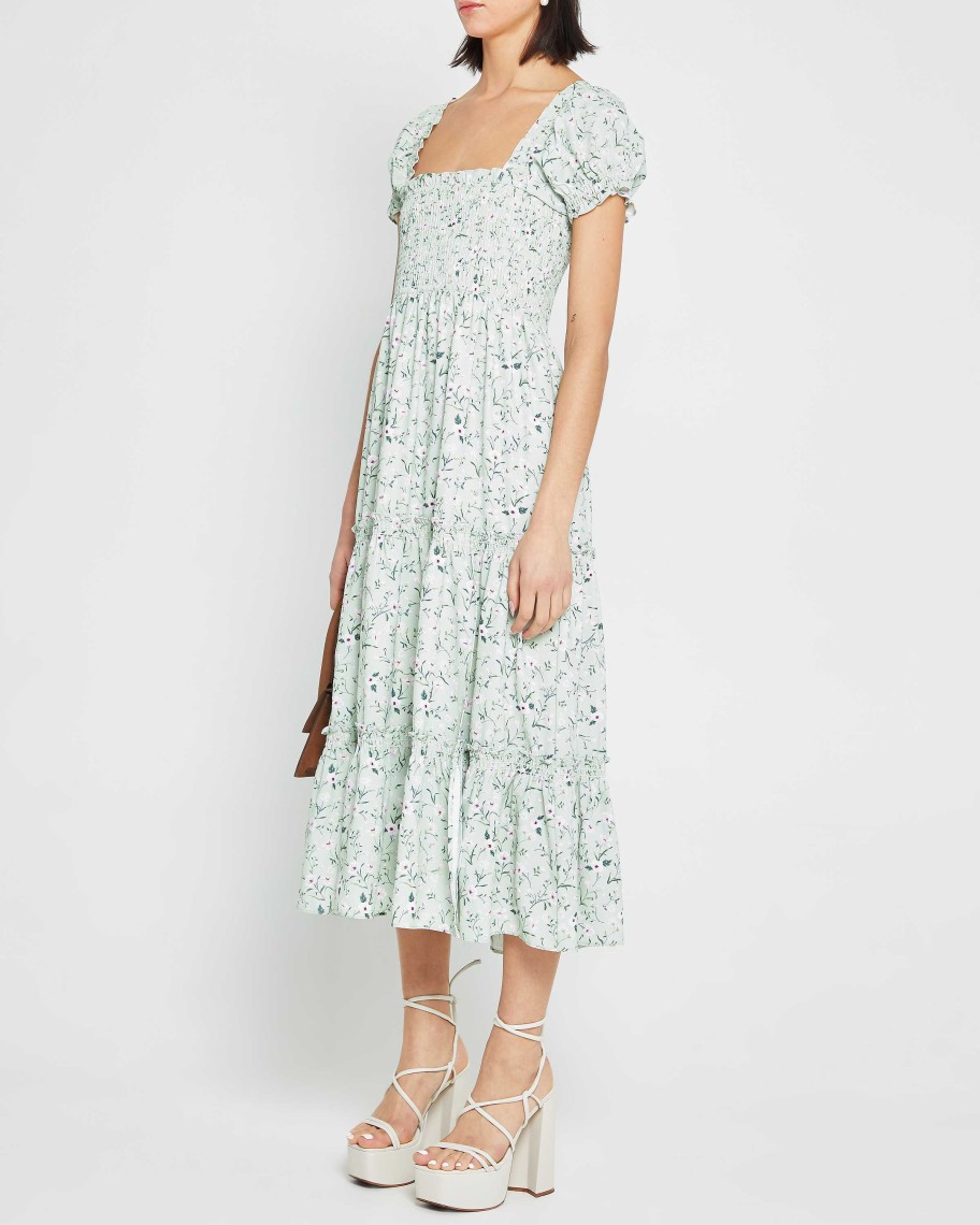 Clothing o.p.t | Cypress Dress Green Floral