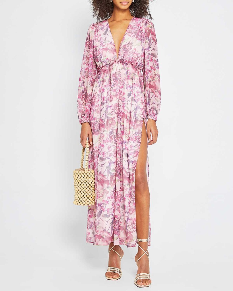 Clothing o.p.t | Penelope Dress Fuchsia Floral