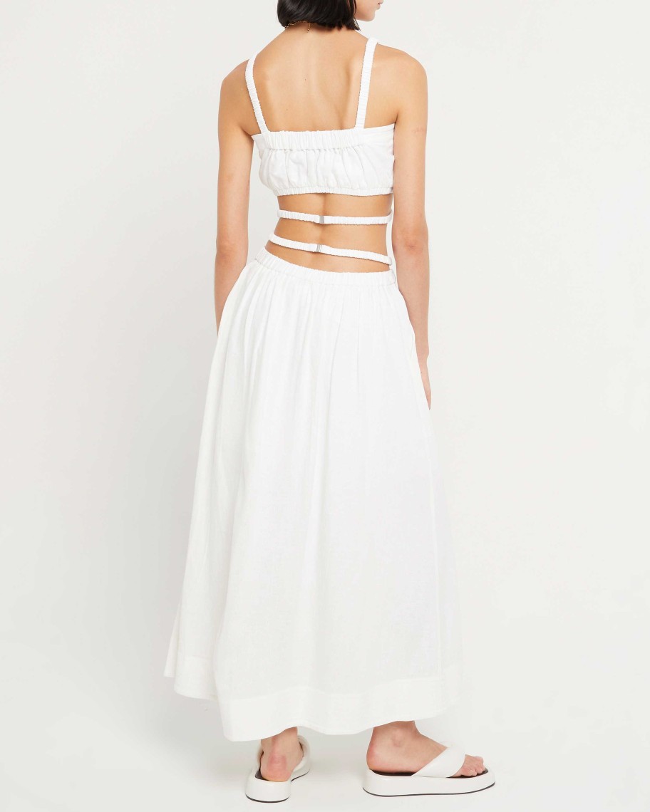 Clothing CAARA | Ieva Two Piece Set White