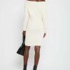 Clothing kourt | Zuri Knit Dress Ivory