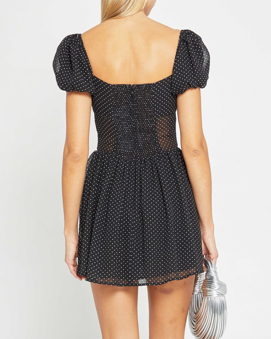 Clothing o.p.t | Vonnie Dress Black Polka Dot