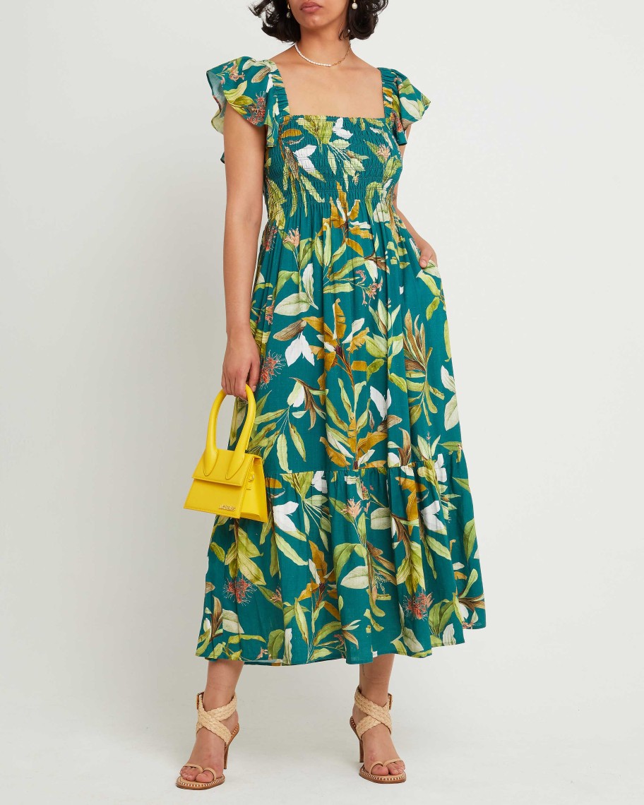 Clothing o.p.t | Tuscany Dress Tropical Palm