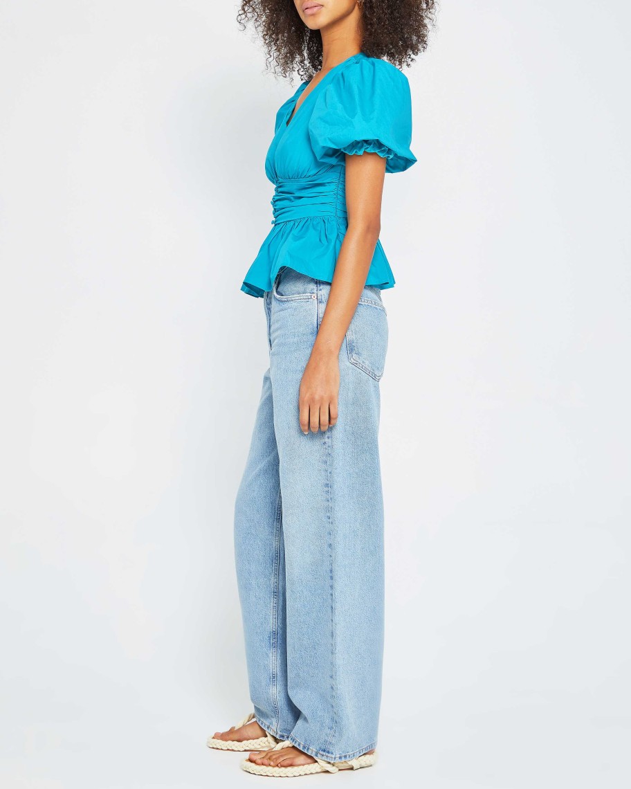 Clothing CAARA | Dana Top Turquoise