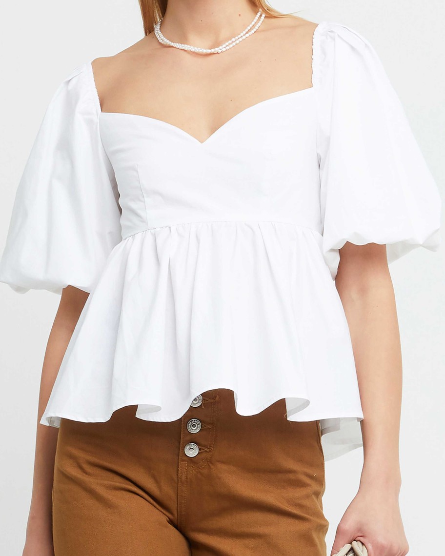 Clothing KOURT | Vennesa Top White