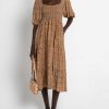 Clothing o.p.t | Hera Dress Brown Floral