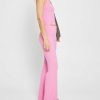 Clothing CAARA | Soft Lounge Foldover Pant Hot Pink